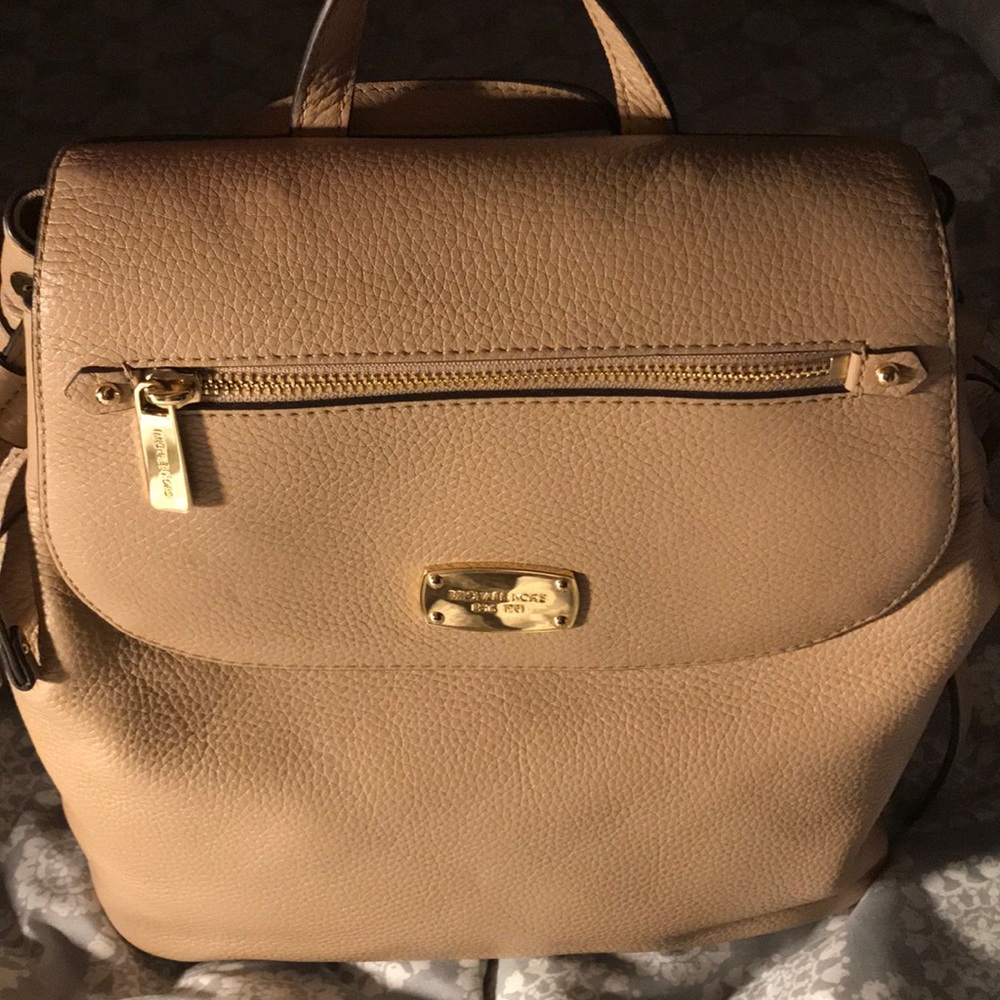 Michael Kors Leather Drawstring Backpack - image 1